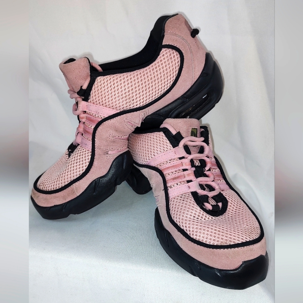 Bloch Adult Boost Mesh Split Sole Dance Sneakers Pink Size 10